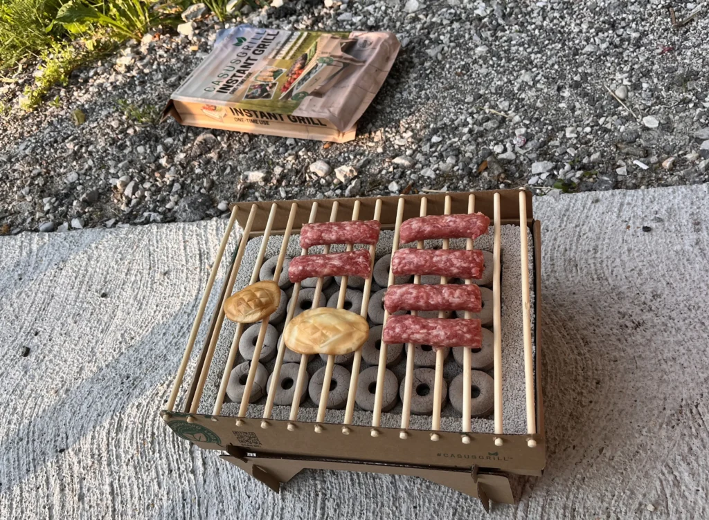 jednorázový ekologický gril